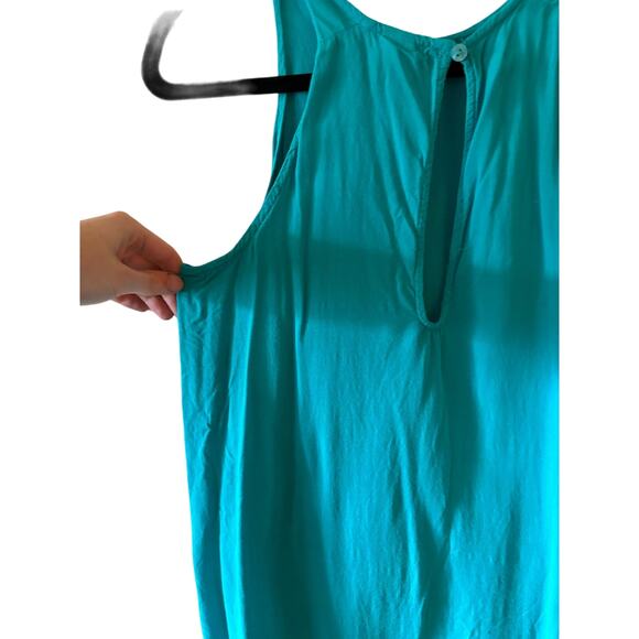 Old Navy Aqua Blue Tank Top Blouse Size Small - Picture 5 of 7